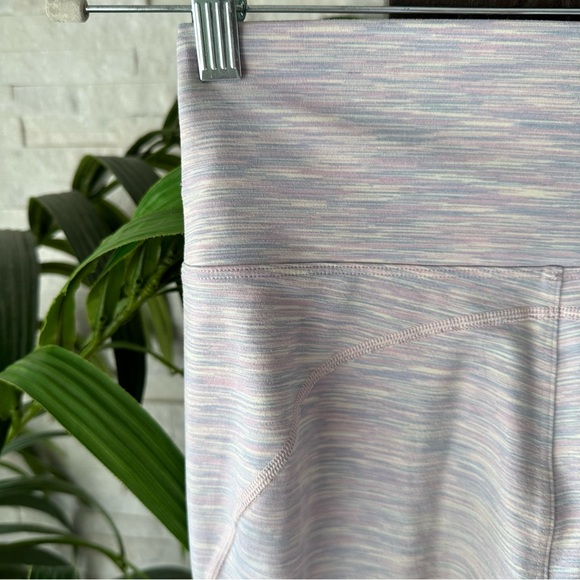 OUTDOOR VOICES Pastel Heathered Purple Pink High Rise Leggings Size Small - Picture 6 of 7